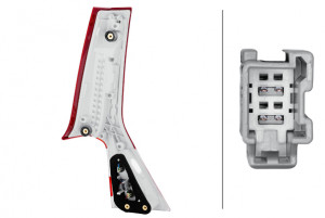 Stop lampa spate Dreapta (partea interioara, LED) potrivit VOLVO V70 III, V70 III/KOMBI, XC70 II 04.07-12.16 - Img 4
