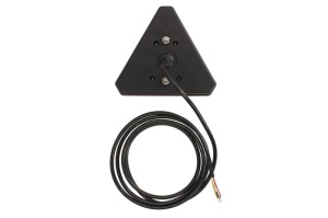Stop spate dreapta (LED, 12/24V, cu intermitent, cu lumina de ceata, lumina de marșarier, cu lumina stop, lumini parcare, reflector triunghiular, indicator dinamic, lungimea cablu : 0,2m, 163x143x40mm) - Img 2