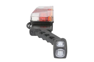 Stop spate dreapta (LED, 12/24V, cu intermitent, cu lumina de ceata, lumina de marșarier, cu lumina stop, lumini parcare, reflector triunghiular, cu lampă cu braț prelungit) - Img 3