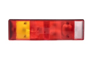 Stop spate stanga (12/24V, cu iluminare placuta, reflector, suruburi, conector: PE, cu cablu) potrivit DAF 65 CF, 75 CF, 85 CF, 95 XF, CF 65, CF 75, CF 85, DB, F 1500, LF 45 01.74- - Img 1