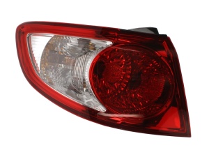 Stop spate Stanga (exterior, P21/5W/P21W, culoare semnalizator alb, culoare sticla rosu, cu cablare) potrivit HYUNDAI SANTA FE II CM 2006-2009