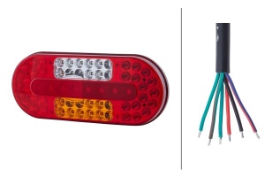 Stop spate stanga (LED, 12/24V, cu intermitent, cu lumina de ceata, lumina de marșarier, cu lumina stop, lumini parcare) - Img 3