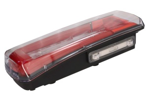 Stop spate stanga (LED, 24V, cu intermitent, cu far ceață, lumina de marșarier, cu stop, lumină de parcare, cu iluminare placuta, reflector ) potrivit MERCEDES ACTROS MP4 / MP5, ANTOS 03.00- - Img 3