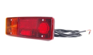 Stop spate stanga (LED/P21W, 12/24V, cu intermitent, cu lumina stop, lumini parcare, cu lumina placuta inmatriculare, reflector, lungimea cablu : 0,2m) - Img 3