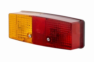 Stop spate stanga (P21W/R10W, 12/24V, rosu/alb/galben, cu intermitent, cu lumina stop, lumini parcare, cu lumina placuta inmatriculare) potrivit DEUTZ FAHR 11400 TTV, DX 4.31 2WD, DX 4.31 4WD, DX 4.51 2WD, DX 4.51 4WD - Img 4