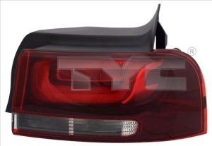 Stop spate stanga potrivit Citroen C4 CACTUS dupa 2017 - exterior, LED, culoare sticla rosu - Img 2