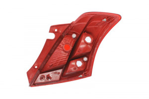 Stop tripla lampa spate stanga potrivit SUZUKI SWIFT HATCHBACK 2010-2013 - (Semnalizator alb, culoare sticla: rosu) - Img 2