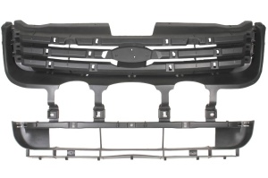 Suport grila Fata potrivit FORD FUSION JU 2005-2012 - (plastic; negru)