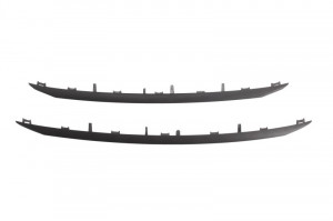 Suport grila radiator potrivit PEUGEOT 2008 I dupa 2013 - (plastic, negru)