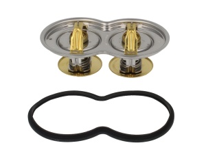 Termostat lichid racire (85°C/85°C, cu garnitura) potrivit SCANIA 4, 4 BUS, G I, K, P I, R I, T DC11.01-DT16.08 05.95- - Img 1