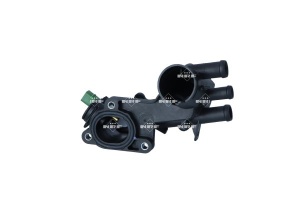 Termostat lichid racire (87°C, cu carcasa) potrivit SEAT LEON, TOLEDO II; SKODA OCTAVIA I; VW BORA, BORA I, GOLF IV 1.4/1.6 10.97-12.10 - Img 3
