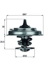 Termostat lichid racire (87°C) potrivit AUDI A4 B5, A6 C4, A6 C5; JAGUAR S-TYPE II 1.8-4.2 06.94-10.07 - Img 1
