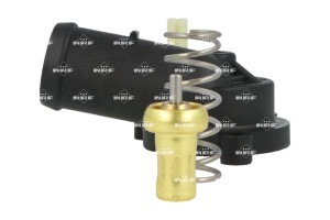 Termostat lichid racire (87; 102°C, cu carcasa) potrivit SEAT IBIZA III, IBIZA IV, IBIZA IV SC; SKODA FABIA II, RAPID; VW JETTA IV, POLO IV, POLO V 1.2-1.6LPG 05.06-03.20 - Img 2