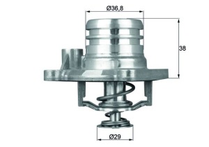 Termostat lichid racire (92°C) potrivit OPEL AGILA 1.0/1.2 09.00-10.12 - Img 2