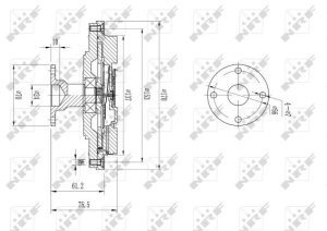 Ventilator potrivit MITSUBISHI PAJERO II, PAJERO SPORT I 3.0 06.94- - Img 2