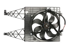 Ventilator radiator (cu carcasa) potrivit AUDI A3, TT; SEAT AROSA, CORDOBA, IBIZA III, LEON, TOLEDO II; SKODA FABIA I, FABIA I PRAKTIK, OCTAVIA I, OCTAVIA I/KOMBI; VW BORA 1.0-2.3 10.94-12.13 - Img 2