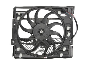 Ventilator radiator (cu carcasa) potrivit BMW 7 (E38), Z8 (E52) 2.5D-5.4 03.94-12.03 - Img 2