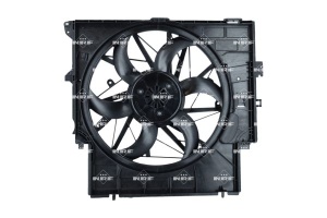 Ventilator radiator (cu carcasa) potrivit BMW X3 (F25), X4 (F26) 1.6/2.0/2.0D 09.10-03.18 - Img 3