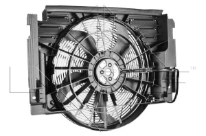 Ventilator radiator (cu carcasa) potrivit BMW X5 (E53) 3.0-4.8 01.00-10.06 - Img 2