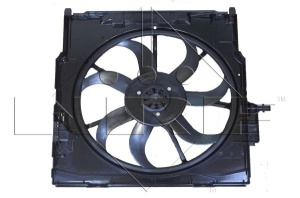Ventilator radiator (cu carcasa) potrivit BMW X5 (E70), X6 (E71, E72) 3.0/3.0D 12.06-07.14 - Img 1