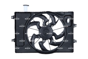 Ventilator radiator (cu carcasa) potrivit HYUNDAI ELANTRA VI, I30 1.4/1.6/2.0 10.15-12.20 - Img 3