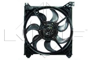 Ventilator radiator (cu carcasa) potrivit HYUNDAI SANTA FÉ I 2.0-2.7 02.01-03.06 - Img 3