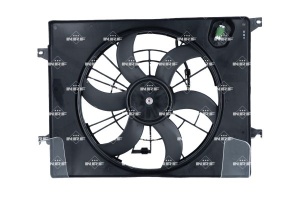 Ventilator radiator (cu carcasa) potrivit KIA OPTIMA 2.0H 12.12-12.15 - Img 3