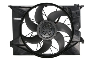 Ventilator radiator (cu carcasa) potrivit MERCEDES S (C216), S (W221, V221) 2.2D-5.5 10.05-12.13 - Img 2