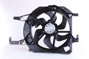 Ventilator radiator (cu carcasa) potrivit NISSAN PRIMASTAR; OPEL VIVARO A; RENAULT TRAFIC II 1.9D-2.5D 02.01- - Img 1