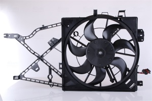 Ventilator radiator (cu carcasa) potrivit OPEL VECTRA B 1.6-2.6 09.95-07.03 - Img 2