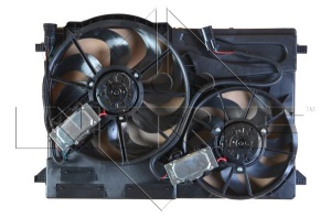 Ventilator radiator (cu carcasa) potrivit VOLVO S80 II, V70 III, V70 III/KOMBI, XC70 II 2.0D-4.4 03.06-12.16 - Img 3