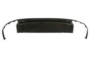 Acoperire bara Spate potrivit VOLVO S90 II, V90 II 2016-2020 - (cu suport de gauri; negru lucios, cu taietura pentru toba de esapament: Doua)