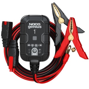 Aparat incarcat baterii auto GENIUS1EU, voltaj incarcare: 6/12 V NOCO, curent incarcare: 1A, alimentare: 120/240V, tip baterie: AGM/EFB/GEL/Li-Ion/MF/WET - Img 1