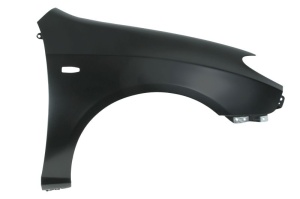 Aripa fata Dreapta potrivit HYUNDAI ACCENT II 2000-2003 Resigilat - (cu gaura pentru semnalizator, cu suport de gauri) - Img 3