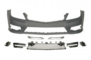Bara fata AMG/SPORT, cu grile, cu locas lumini zi, grunduit potrivit MERCEDES C C204, C T-MODEL S204, C W204 2011-2013