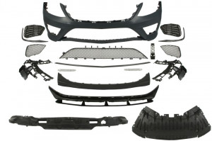 Bara Fata, AMG STYLING, cu grilaje; cu intarire; cu paranteze montaj; cu valabilitate, negru lucios/grunduit potrivit MERCEDES S W222, V222, X222 2013-2017