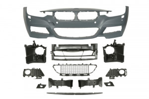 Bara fata pachet M, complet, lampa ceata, locas spalator faruri si senzori parcare, grunduit potrivit BMW 3 F30 2015-2019