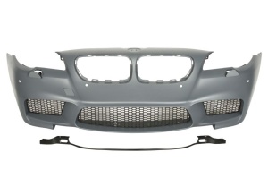 Bara Fata, pachet M, cu grilaje, cu locas spalator faruri, cu locas senzorii parcare, grunduit potrivit BMW 5 F10, 5 F11 2009-2017