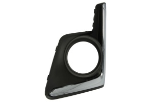 Capac bara fata Stanga cu locas lampa ceata, plastic, crom/negru potrivit SUBARU XV 03.12- 01.16-06.18 - Img 1
