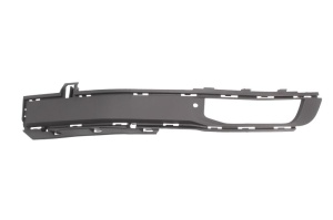 Capac bara fata Stanga Inferior, cu locas lampa ceata, plastic, negru potrivit VW MULTIVAN T6, TRANSPORTER T6, TRANSPORTER T6 / CARAVELLE T6 dupa 2015 dupa 2015