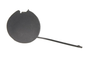 Capac carlig remorcare Fata (negru) potrivit FIAT SEICENTO / 600 11.97-01.10 01.98-01.10 - Img 1