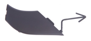 Capac carlig remorcare Fata negru, TUV potrivit FORD TOURNEO CUSTOM V362, TRANSIT CUSTOM V362 dupa 2012 dupa 2012