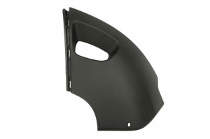 Colt bara protectie fata Stanga cu locas lampa ceata, negru potrivit VOLVO XC90 I -09.14 - Img 2
