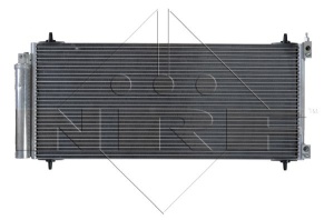 Condensator climatizare (cu uscator) potrivit CITROEN C5 II, C5 III, C6; PEUGEOT 407, 607 2.2D/2.7D 12.04- - Img 4