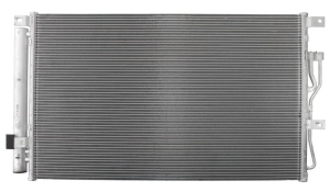 Condensator climatizare (cu uscator) potrivit HYUNDAI IX55 3.0D/3.8 01.08-11.12 - Img 2