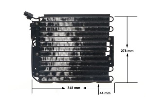 Condensator climatizare potrivit PORSCHE 911, 911 SPEEDSTER, 911 TARGA 3.3/3.6/3.8 12.88-09.97 - Img 4