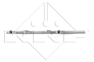 Condensator climatizare potrivit RENAULT GRAND SCENIC II, MEGANE II, SCENIC II 1.9D/2.0D 11.02- - Img 3