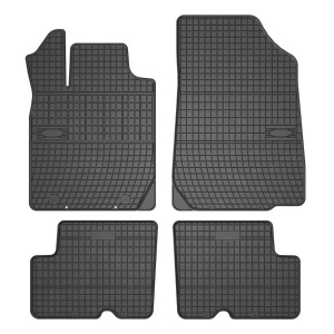 Covoras podea cauciuc FROGUM Rubber, 4 buc. BASIC, fata/spate, set, culoare negru, potrivit DACIA DUSTER, DUSTER/SUV, LOGAN, LOGAN EXPRESS, LOGAN MCV, SANDERO 08.04-, Liftback / Pick-up / SUV, versiune: Standard - Img 1