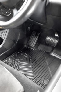 Covoras podea cauciuc FROGUM TPE, 4 buc No. 77, fata/spate, set, culoare negru, potrivit LEXUS CT 09.11- - Img 3
