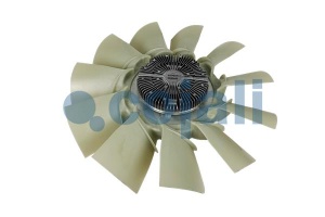 Cupla ventilator radiator (cu ventilator, 680mm, numar lame: 11, numar pini: 5/6) EURO 6 potrivit VOLVO FM II, FM III, FMX II, FMX III D13A380-G13C460 01.10- - Img 1